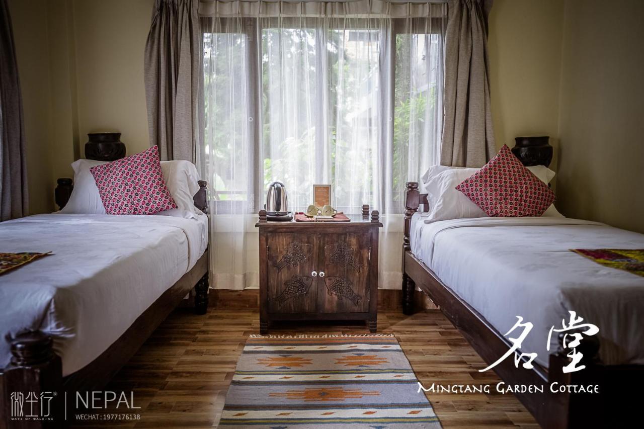 Mingtang Garden Cottage 名堂花园度假屋 Pokhara Bagian luar foto